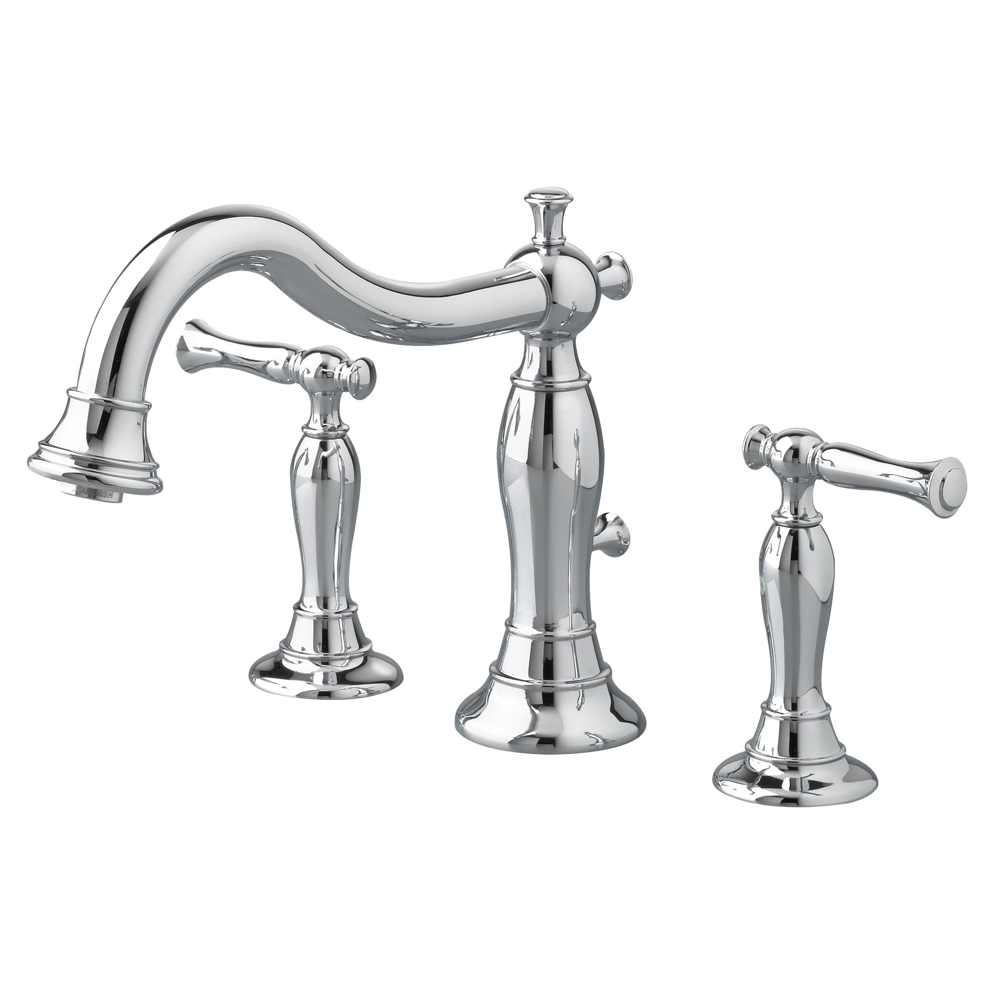 Quentin Bathtub Faucet for Flash Rough in Valve with Lever Handles CHROME